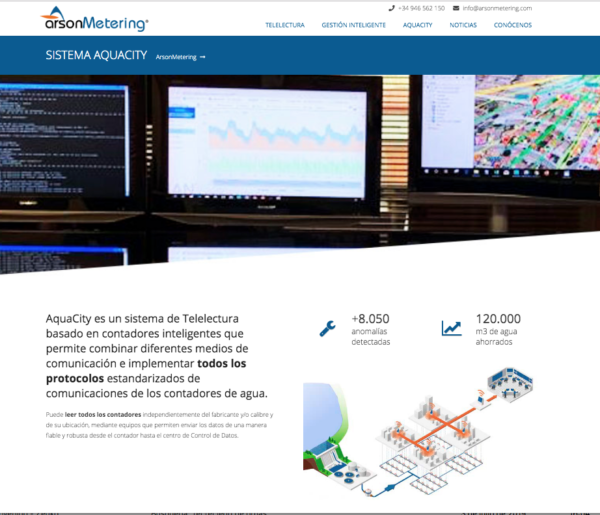 Nueva web Arson Metering