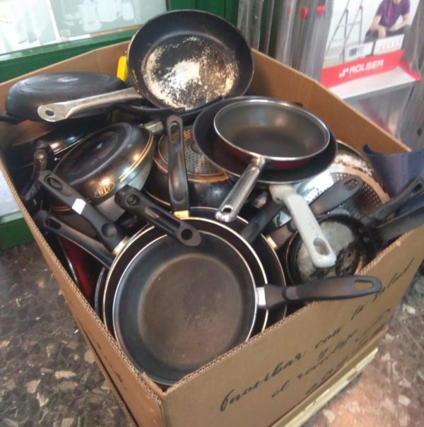 Reciclaje de sartenes Inoxibar