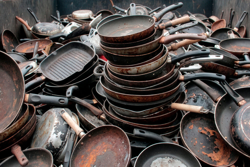 reciclaje de sartenes Inoxibar